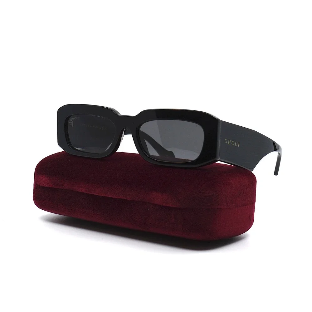 Gucci GG1426S Black Grey Sunglasses Unisex Authentic Italy New w/ Case